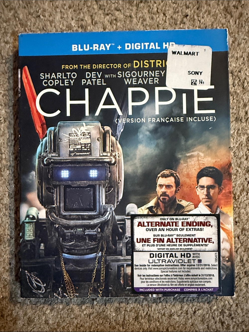 Chappie Blu-ray